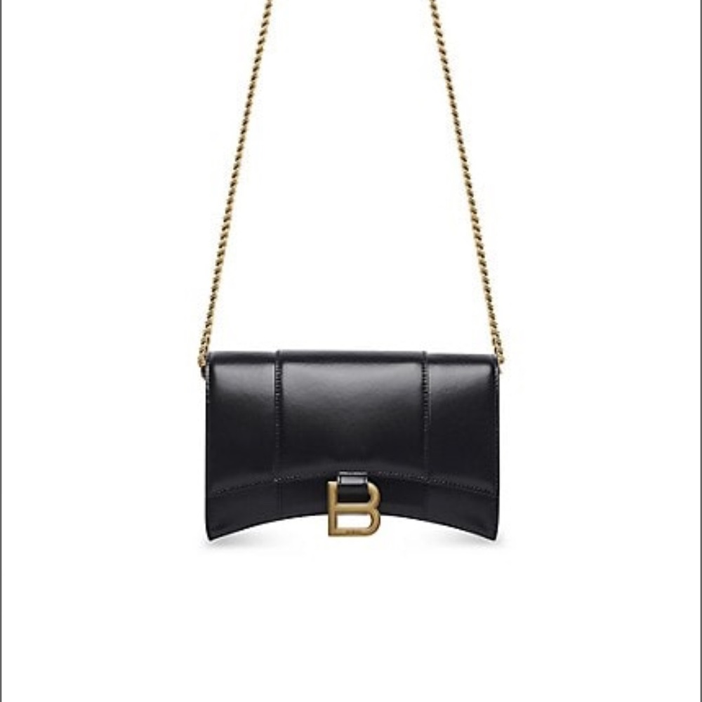 Brand NEW balenciaga hourglass wallet on chain